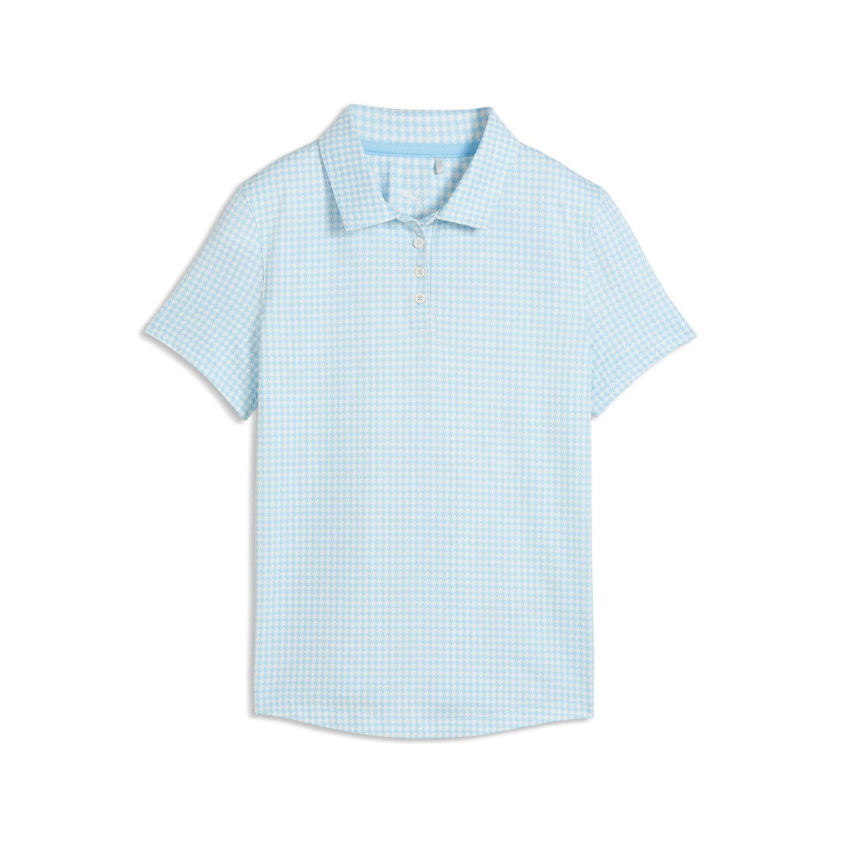 Girl's CLOUDSPUN Mono Check Golf Polo / Puma Golf Latest