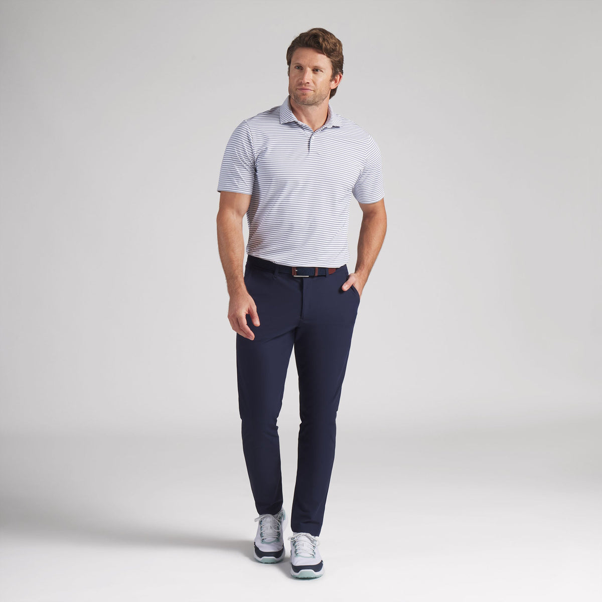 BRRR Stripe Golf Polo / Puma Golf Value