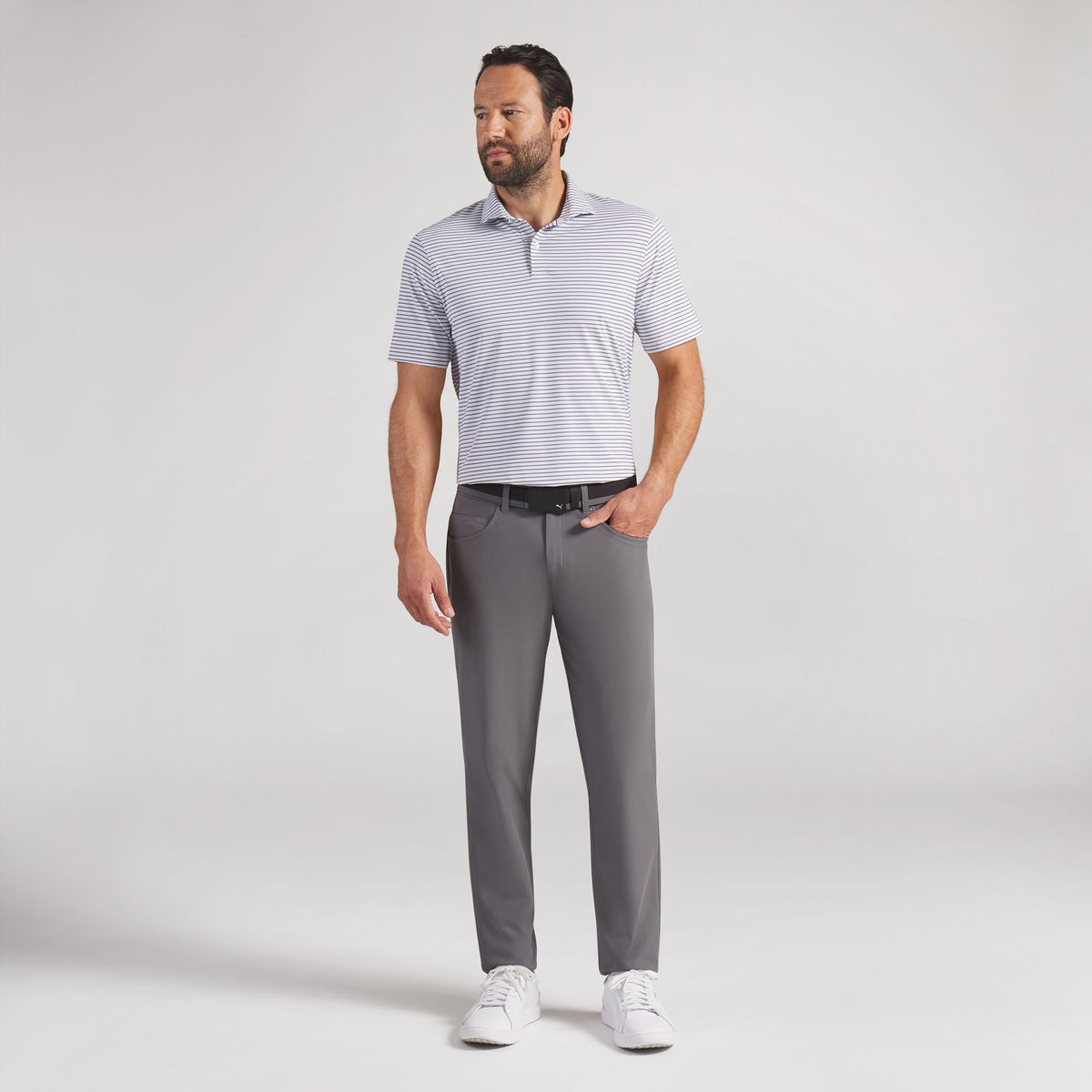 BRRR Stripe Golf Polo / Puma Golf Value
