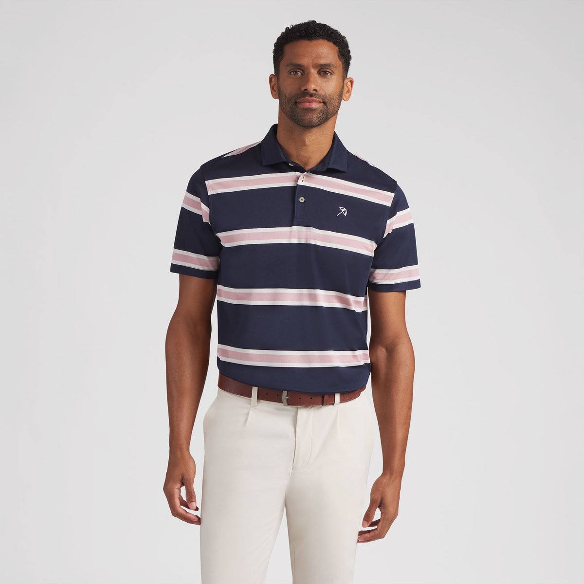 AP Pique Stripe Golf Polo / Puma Golf Hot Sale
