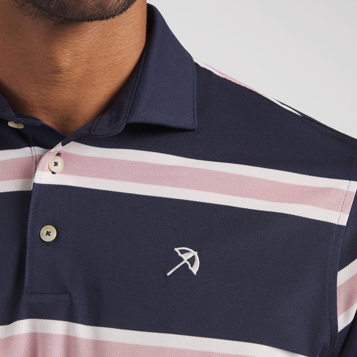 AP Pique Stripe Golf Polo / Puma Golf Hot Sale