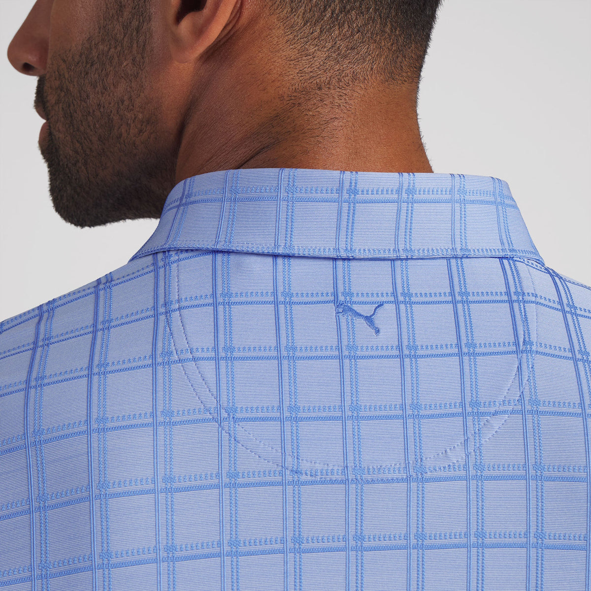 MATTR Plaid BN Golf Polo / Puma Golf Discount