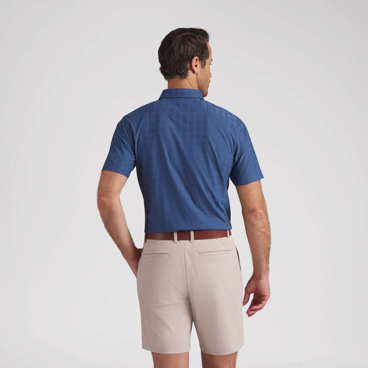 MATTR Plaid BN Golf Polo / Puma Golf Discount