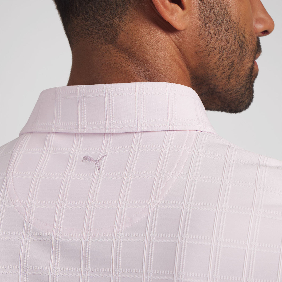 MATTR Plaid BN Golf Polo / Puma Golf Discount