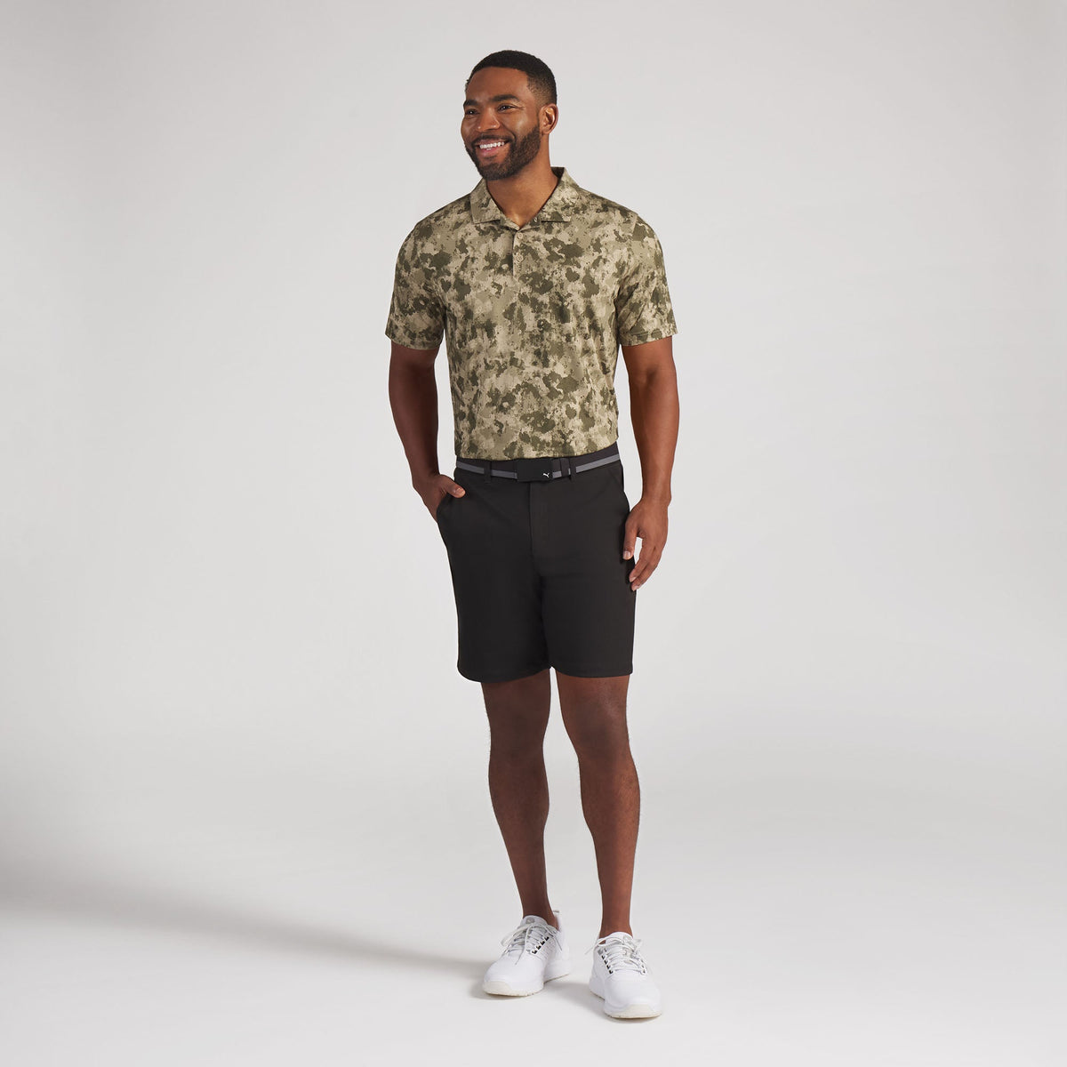 Volition Camo Golf Polo / Puma Golf Discount