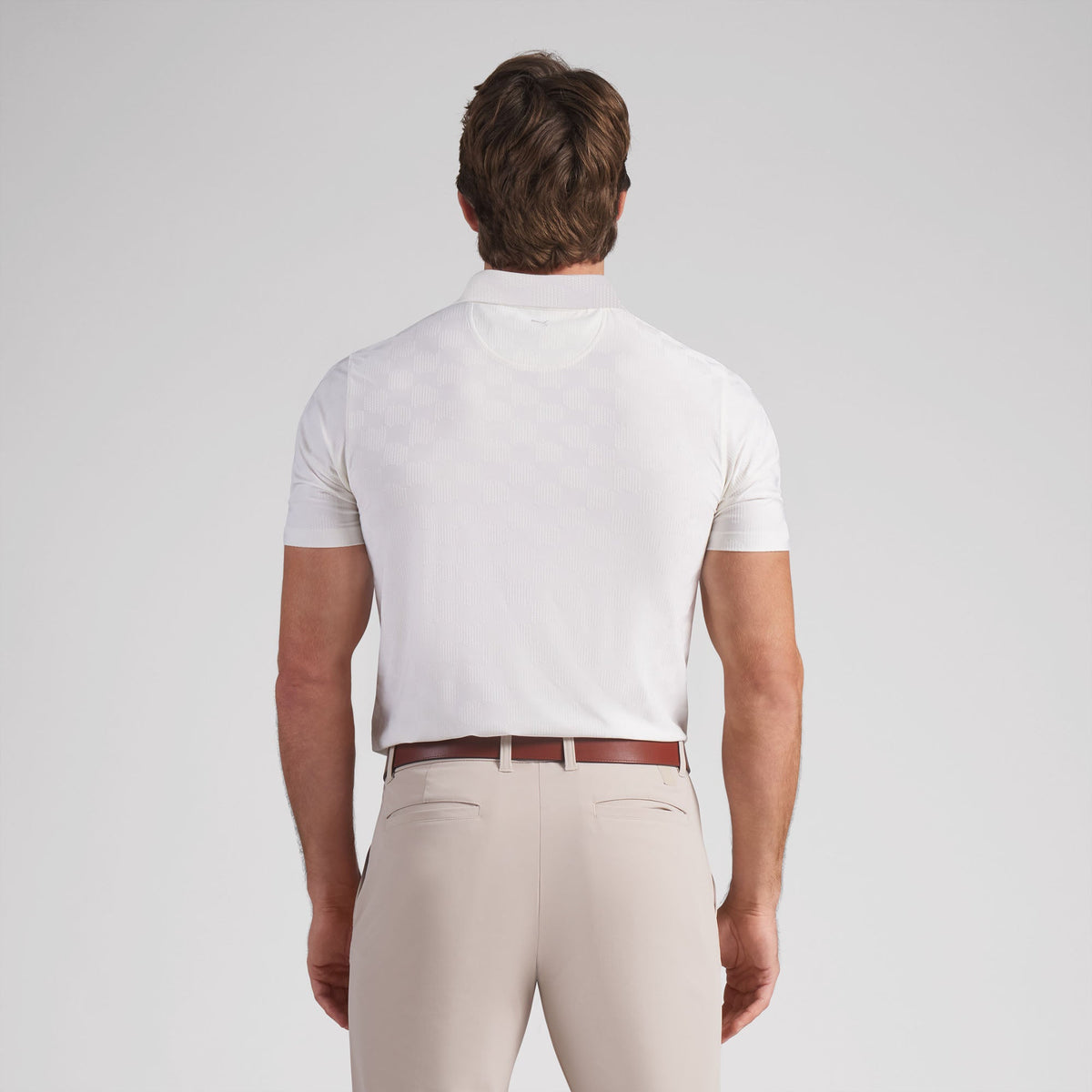 MATTR Check Jacquard BN Golf Polo / Puma Golf Premium