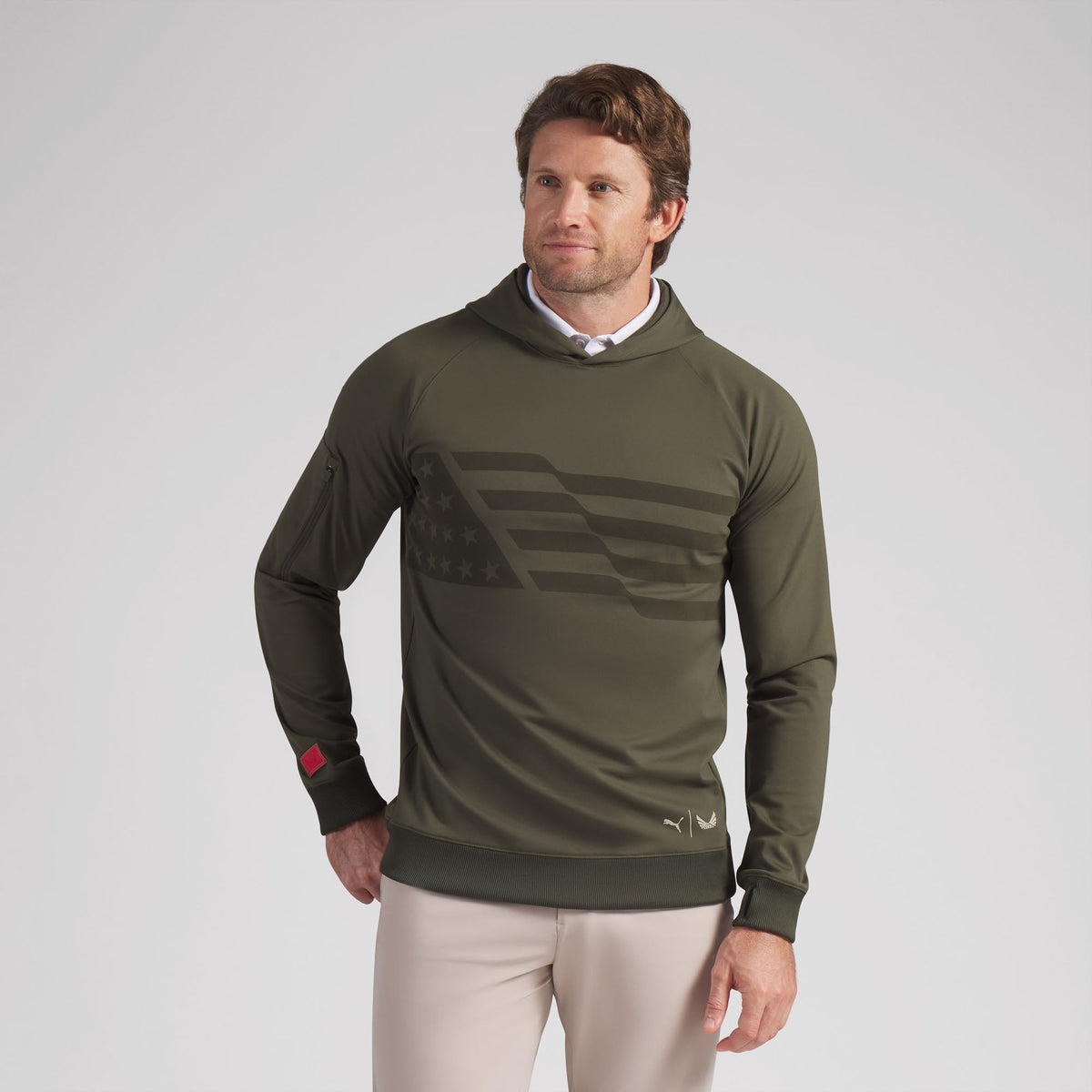 Volition Flag Golf Hoodie / Puma Golf Smart Buy