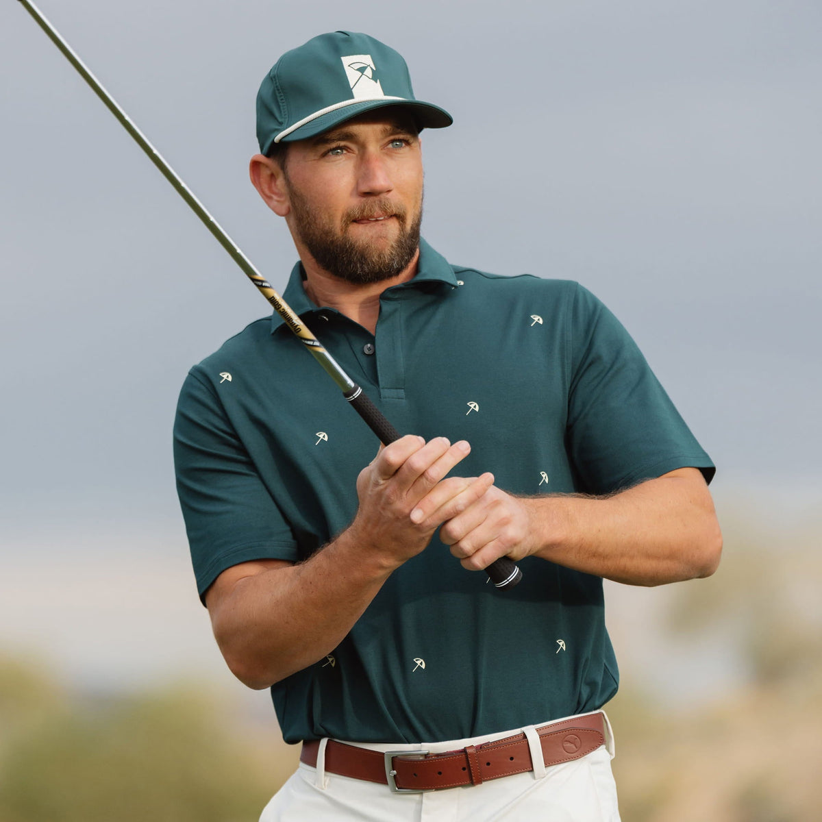 AP Modalon Umbrella Golf Polo / Puma Golf Featured