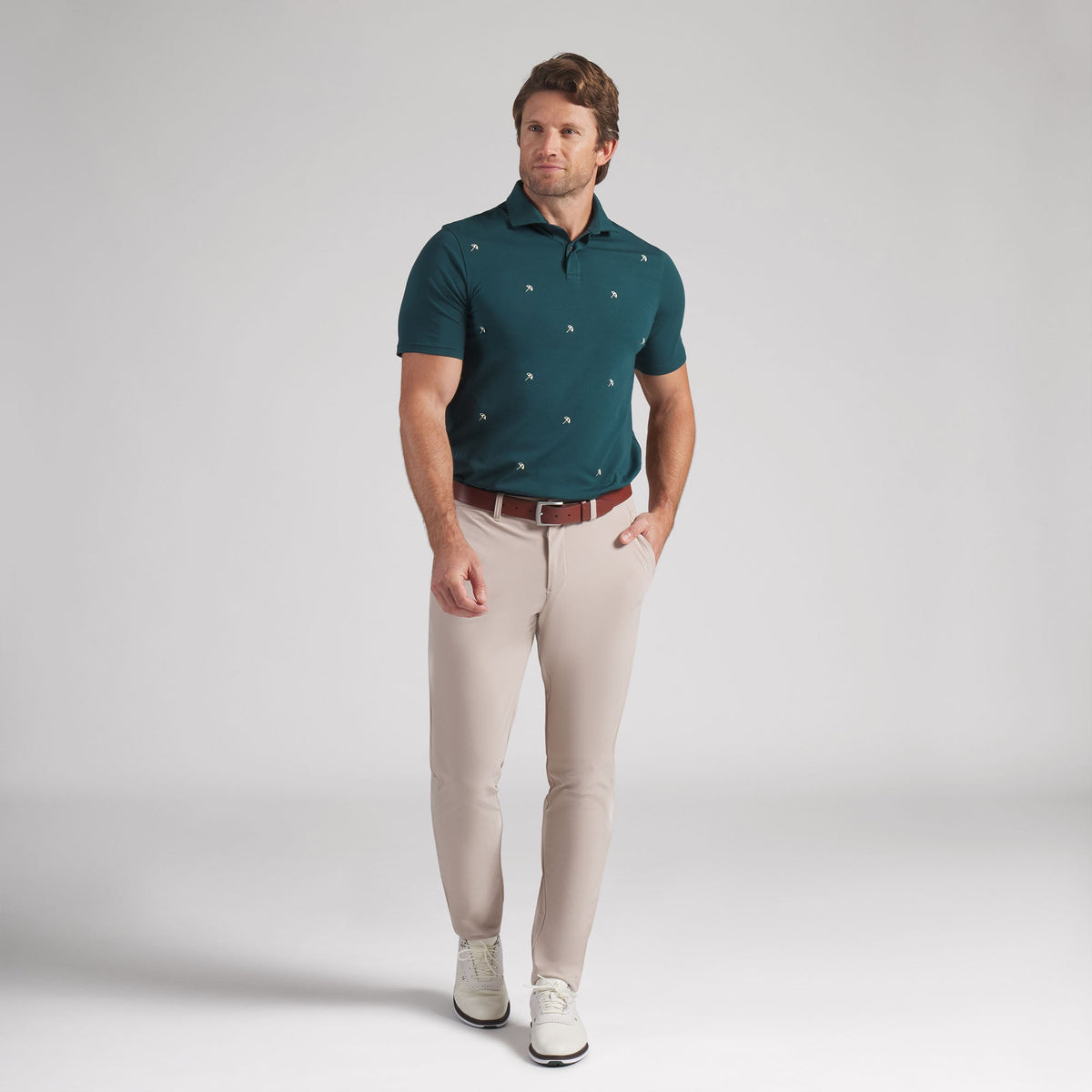 AP Modalon Umbrella Golf Polo / Puma Golf Featured