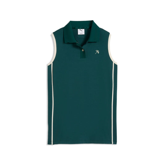 Women's AP Modalon Piped Sleeveless Golf Polo / Puma Golf Value