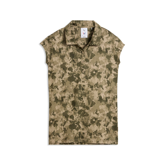 Women's Volition CLOUDSPUN Camo Golf Polo / Puma Golf Signature