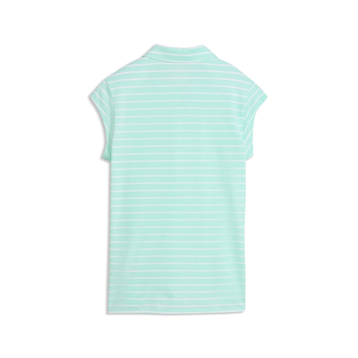 Women's Pique YD Stripe Cap Sleeve Golf Polo / Puma Golf Premium