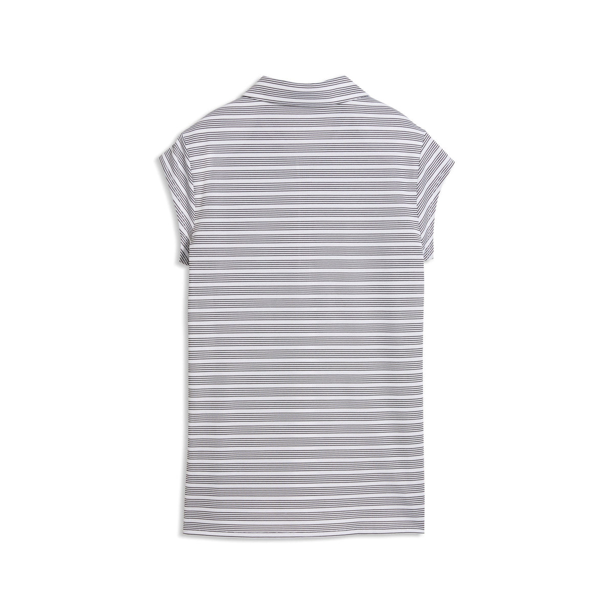 Women's Pique YD Stripe Cap Sleeve Golf Polo / Puma Golf Premium