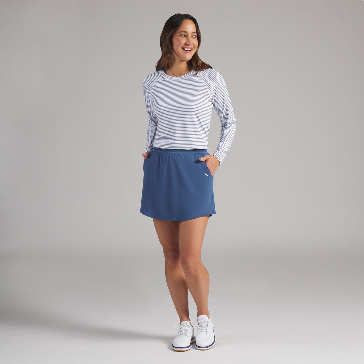 Women's Lettie 15.5" Golf Skirt / Puma Golf Top Pick