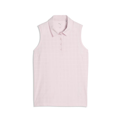 Women's Plaid Knit Sleeveless Golf Polo / Puma Golf Best Seller