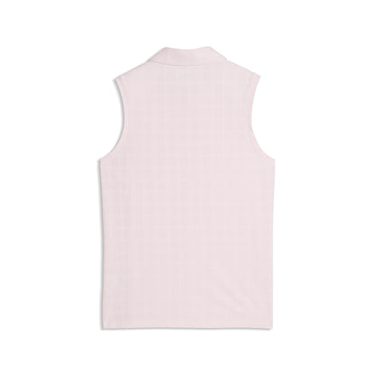 Women's Plaid Knit Sleeveless Golf Polo / Puma Golf Best Seller