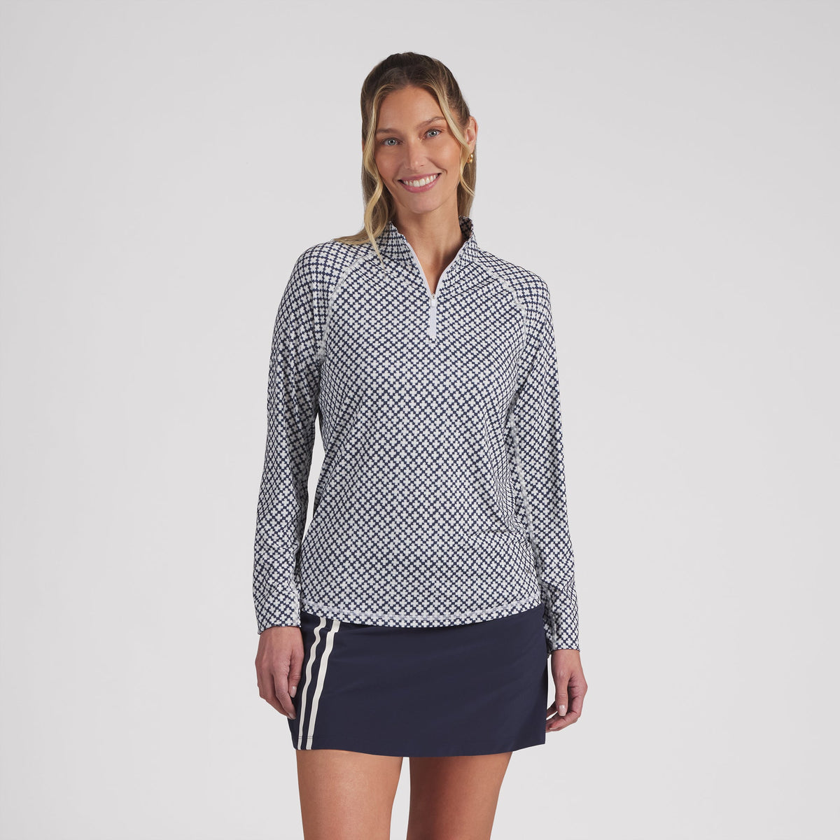 Women's UV Club Print Golf 1/4 Zip / Puma Golf Exclusive