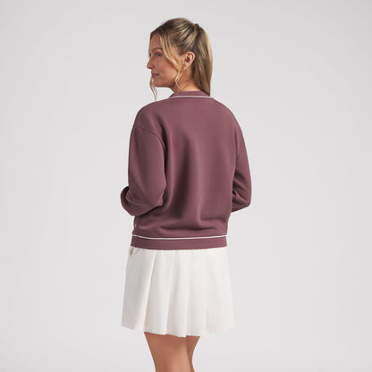 Women's CLOUDSPUN Fleece V-Neck Golf Sweater / Puma Golf Featured