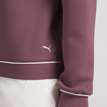 Women's CLOUDSPUN Fleece V-Neck Golf Sweater / Puma Golf Featured