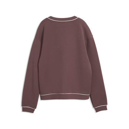Women's CLOUDSPUN Fleece V-Neck Golf Sweater / Puma Golf Featured