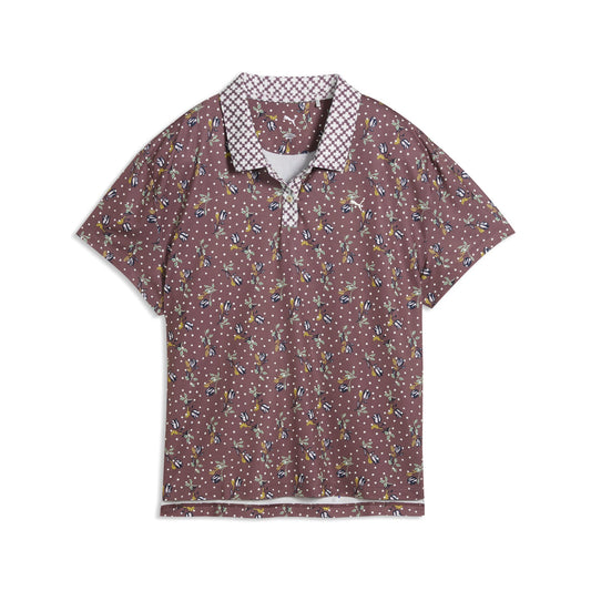 Women's Ezra Printed Golf Polo / Puma Golf Recommended
