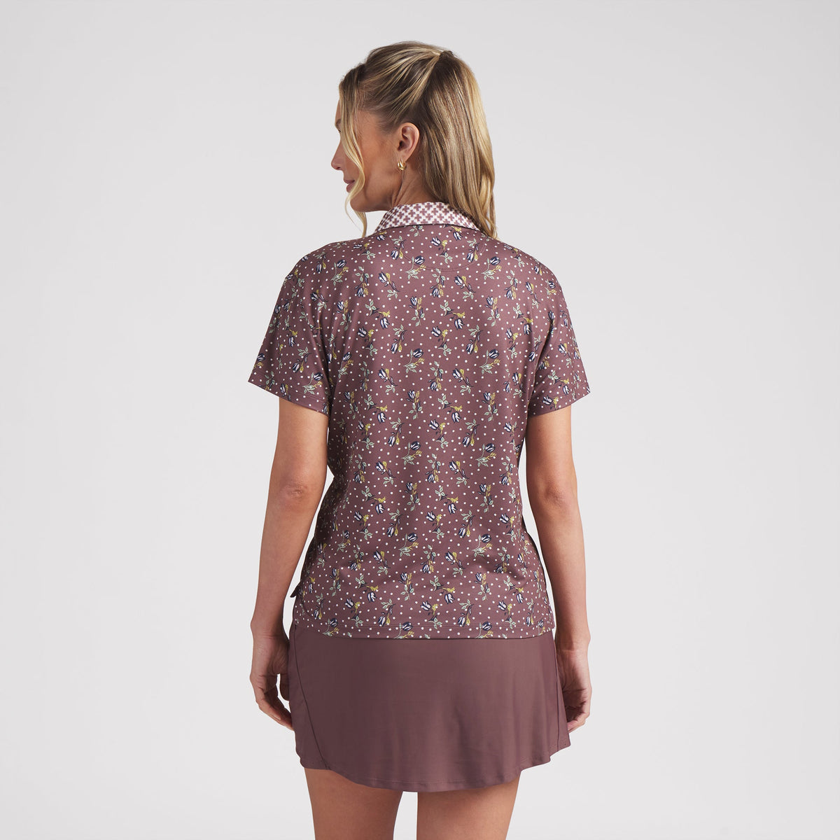Women's Ezra Printed Golf Polo / Puma Golf Recommended