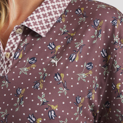 Women's Ezra Printed Golf Polo / Puma Golf Recommended