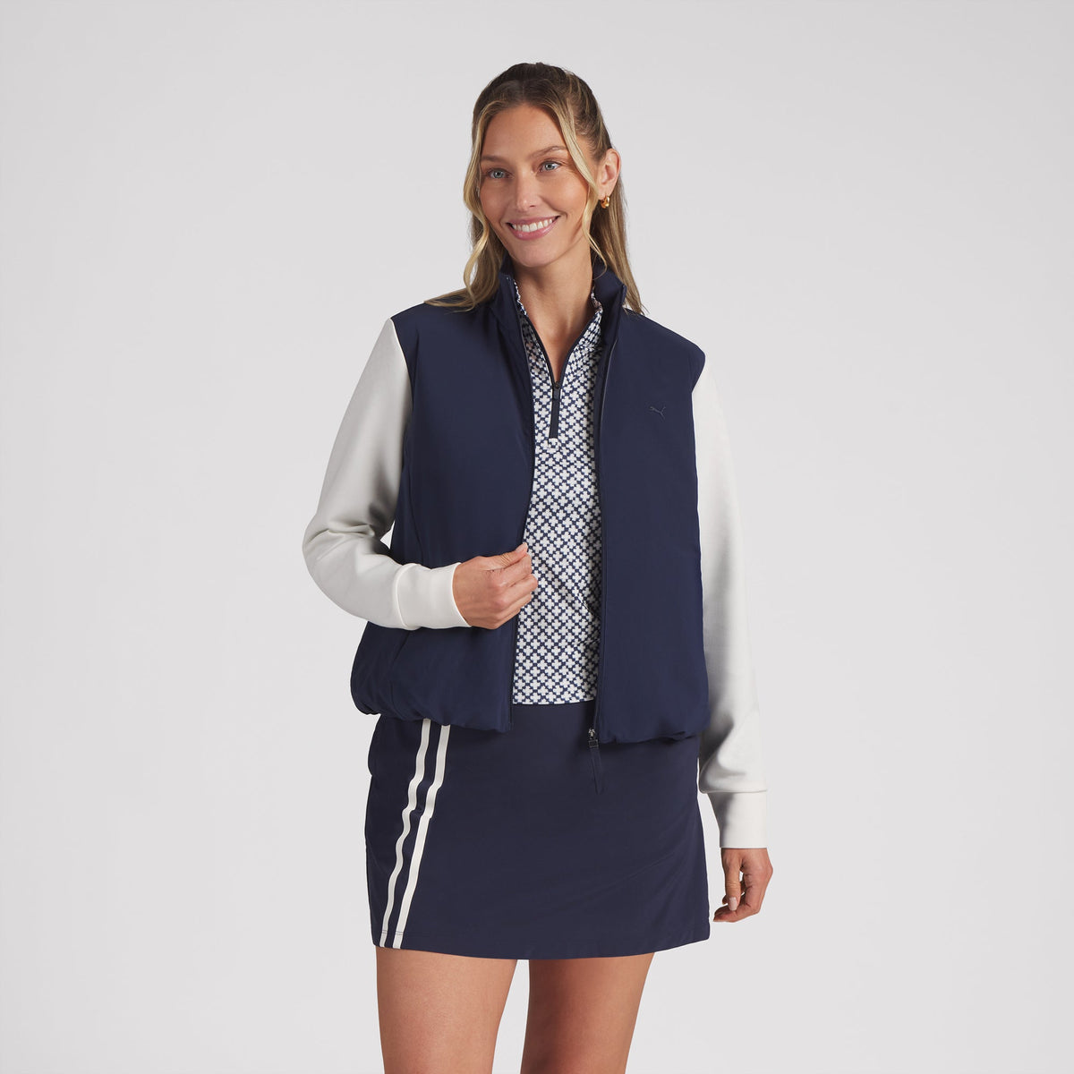 Women's CLOUDSPUN Fleece Hybrid Golf Jacket / Puma Golf New