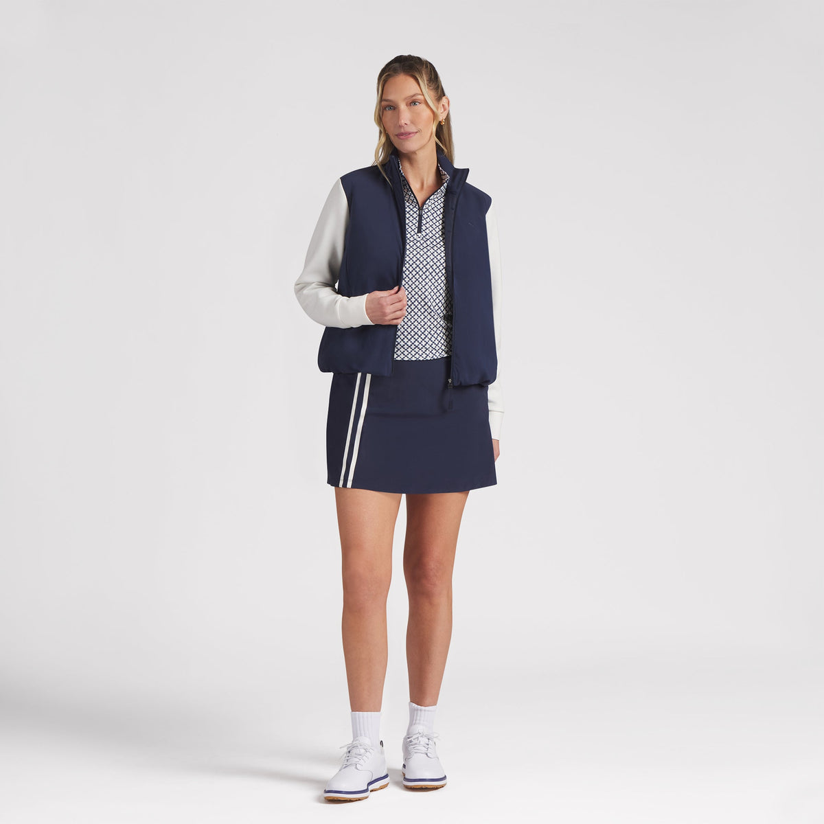 Women's CLOUDSPUN Fleece Hybrid Golf Jacket / Puma Golf New