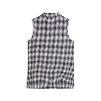 Women's CLOUDSPUN Mono Check Sleeveless Golf Polo / Puma Golf Exclusive