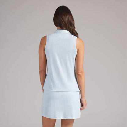 Women's CLOUDSPUN Mono Check Sleeveless Golf Polo / Puma Golf Exclusive