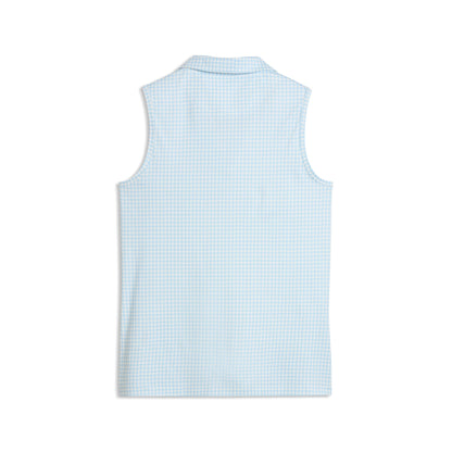 Women's CLOUDSPUN Mono Check Sleeveless Golf Polo / Puma Golf Exclusive