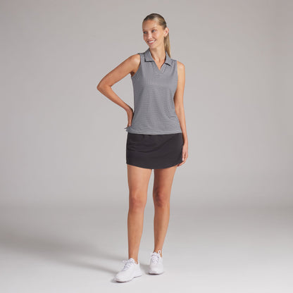 Women's CLOUDSPUN Mono Check Sleeveless Golf Polo / Puma Golf Exclusive