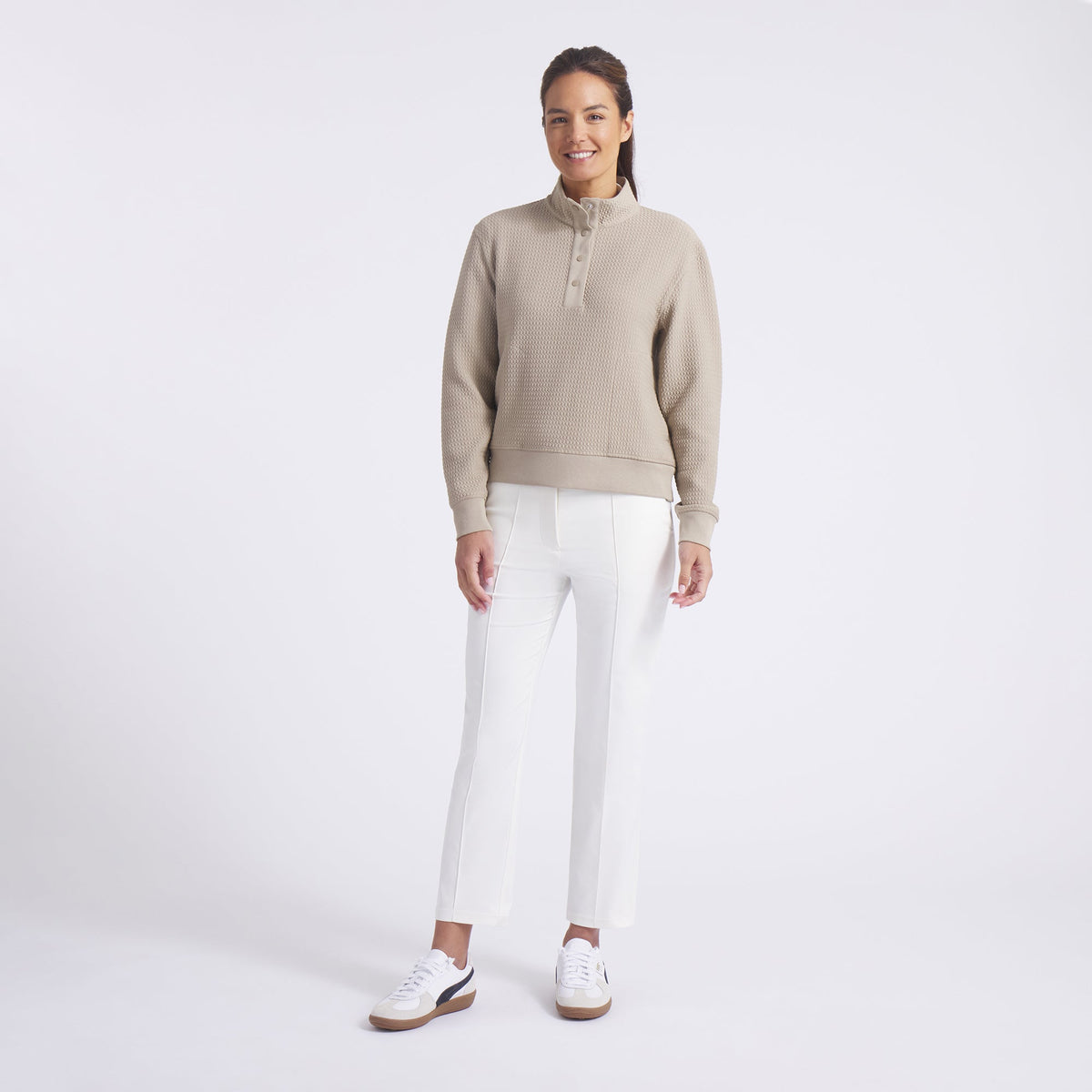 Women's Boulder 1/2 Snap Pullover Golf Sweater / Puma Golf Hot Sale