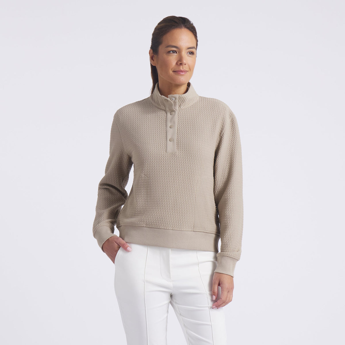 Women's Boulder 1/2 Snap Pullover Golf Sweater / Puma Golf Hot Sale