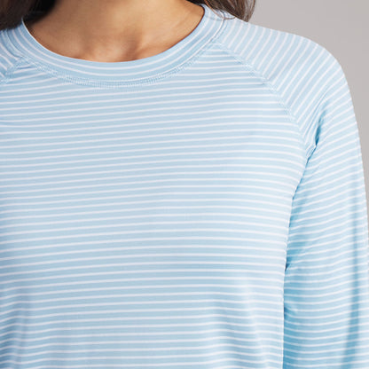 Women's UV Stripe Golf Crewneck / Puma Golf Smart Buy