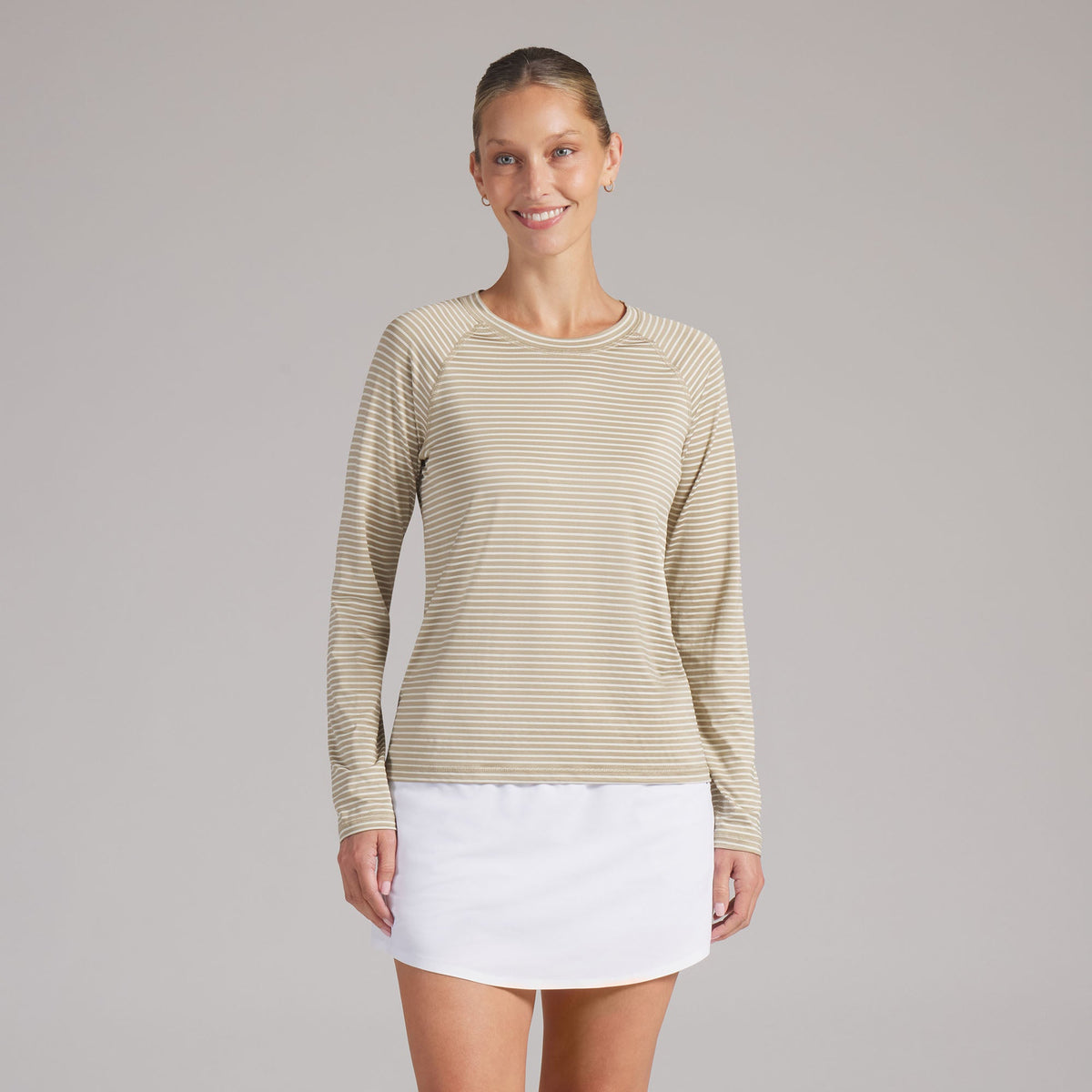 Women's UV Stripe Golf Crewneck / Puma Golf Smart Buy