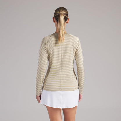 Women's UV Stripe Golf Crewneck / Puma Golf Smart Buy