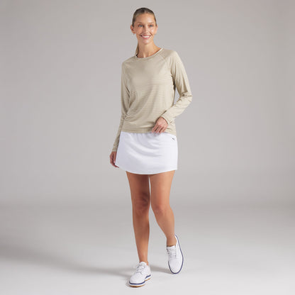 Women's UV Stripe Golf Crewneck / Puma Golf Smart Buy