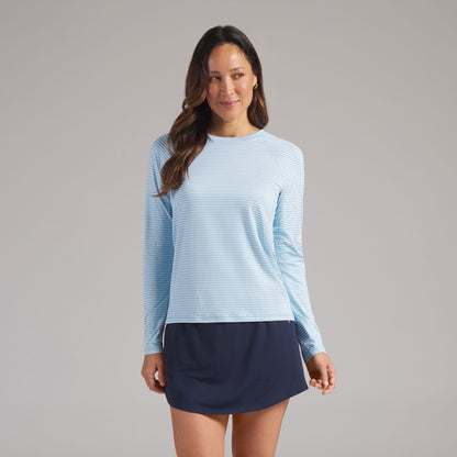 Women's UV Stripe Golf Crewneck / Puma Golf Smart Buy
