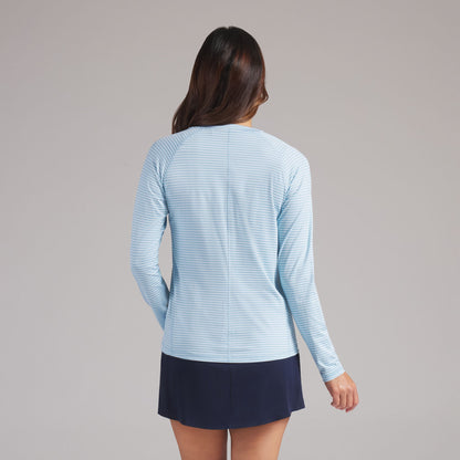 Women's UV Stripe Golf Crewneck / Puma Golf Smart Buy