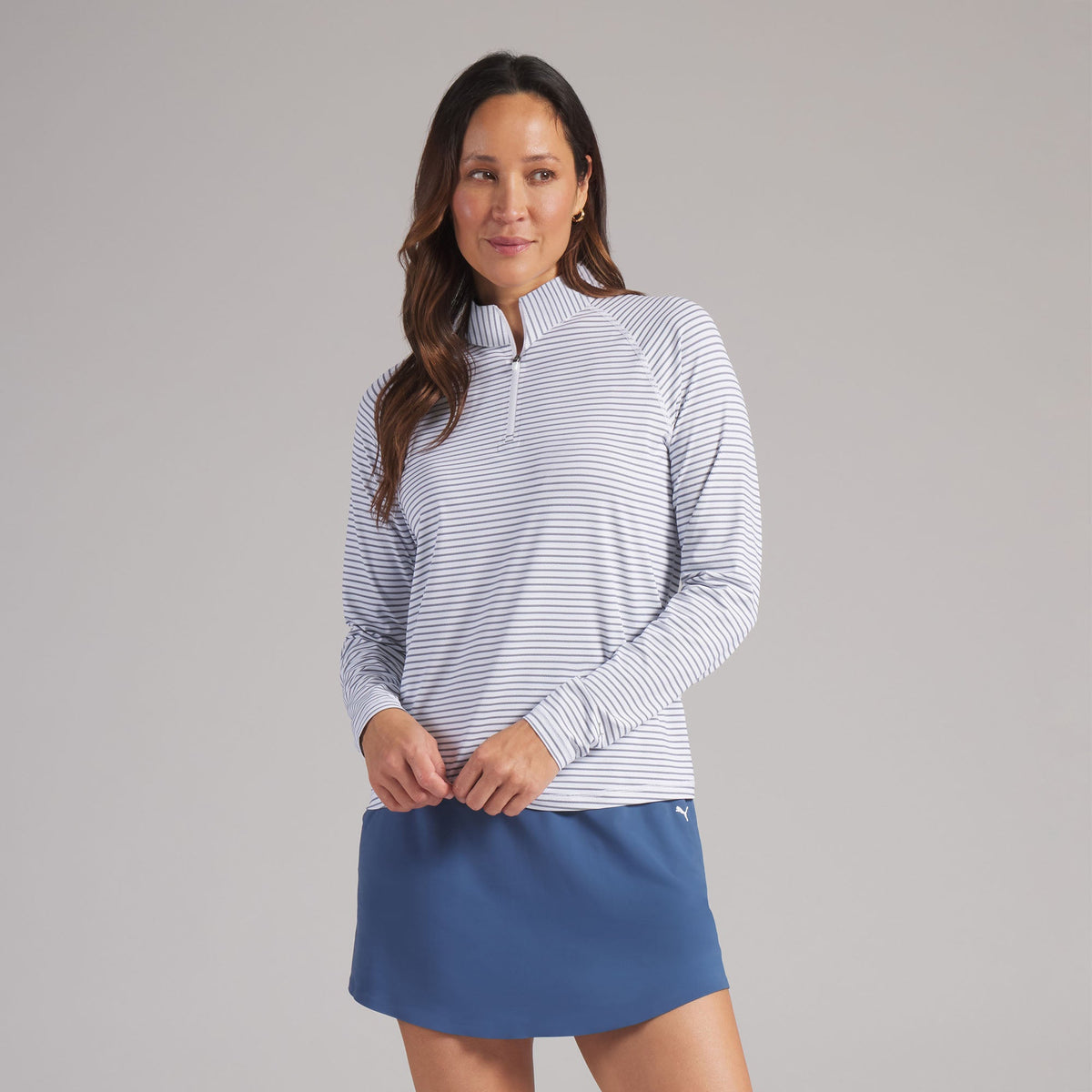 Women's UV Stripe 1/4 Zip Golf Jacket / Puma Golf Exclusive