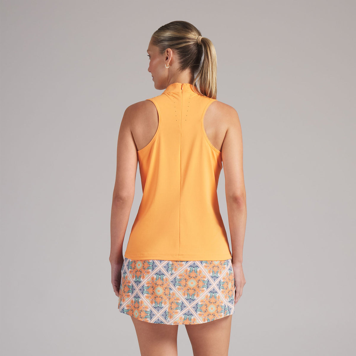 Women's Nylon Sport Sleeveless Mockneck Golf Polo / Puma Golf Signature