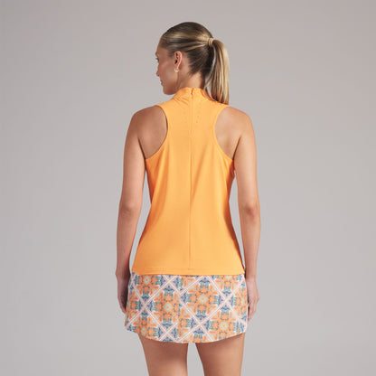 Women's Nylon Sport Sleeveless Mockneck Golf Polo / Puma Golf Signature