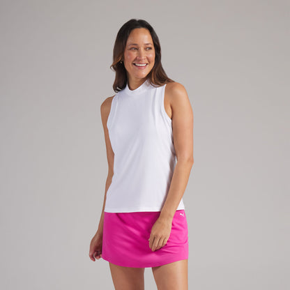 Women's Nylon Sport Sleeveless Mockneck Golf Polo / Puma Golf Signature