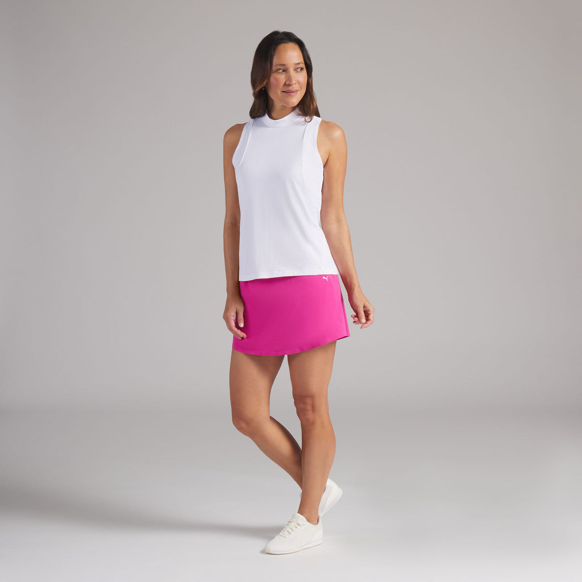 Women's Nylon Sport Sleeveless Mockneck Golf Polo / Puma Golf Signature