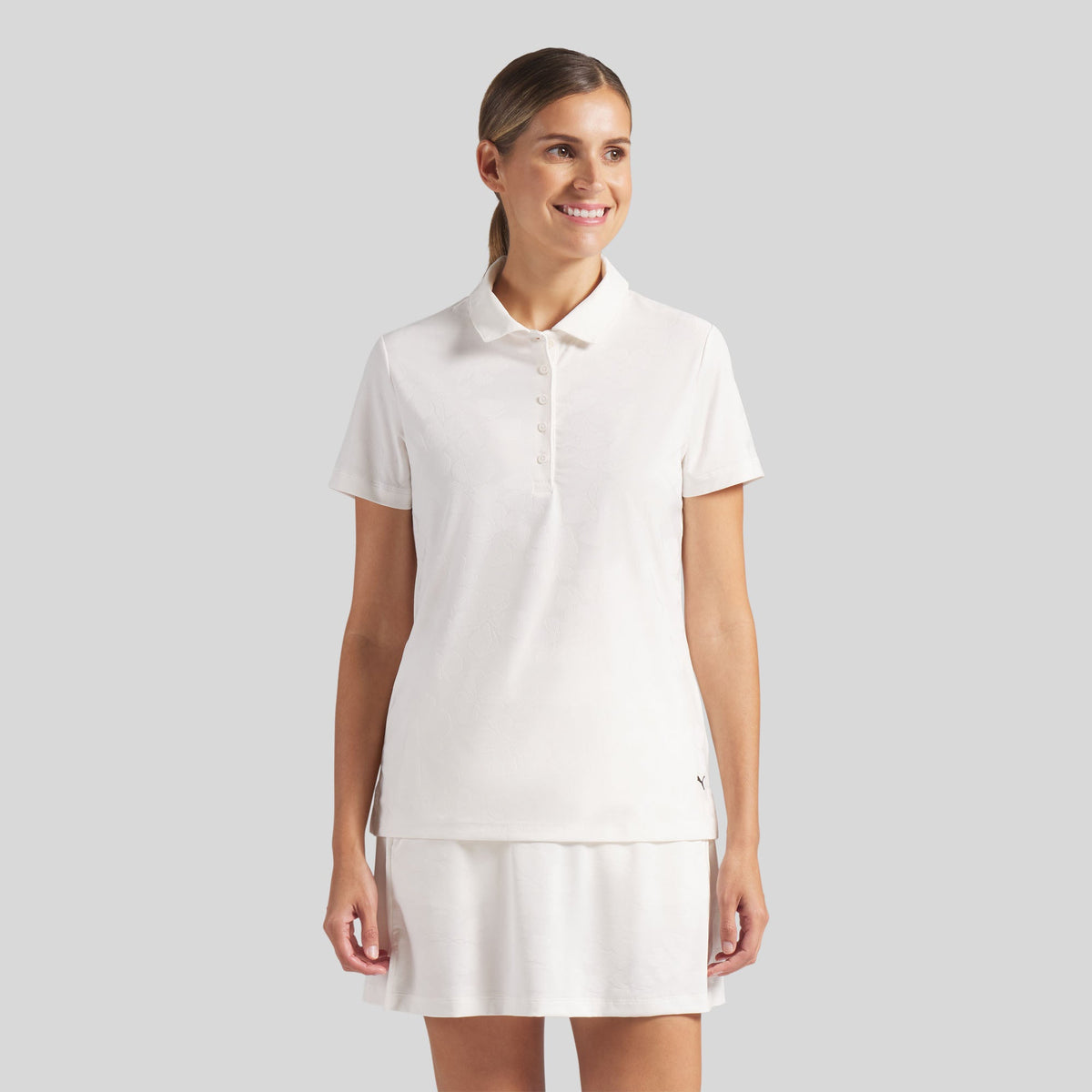 Women's Floral Lace Jacquard Golf Polo / Puma Golf Best Price