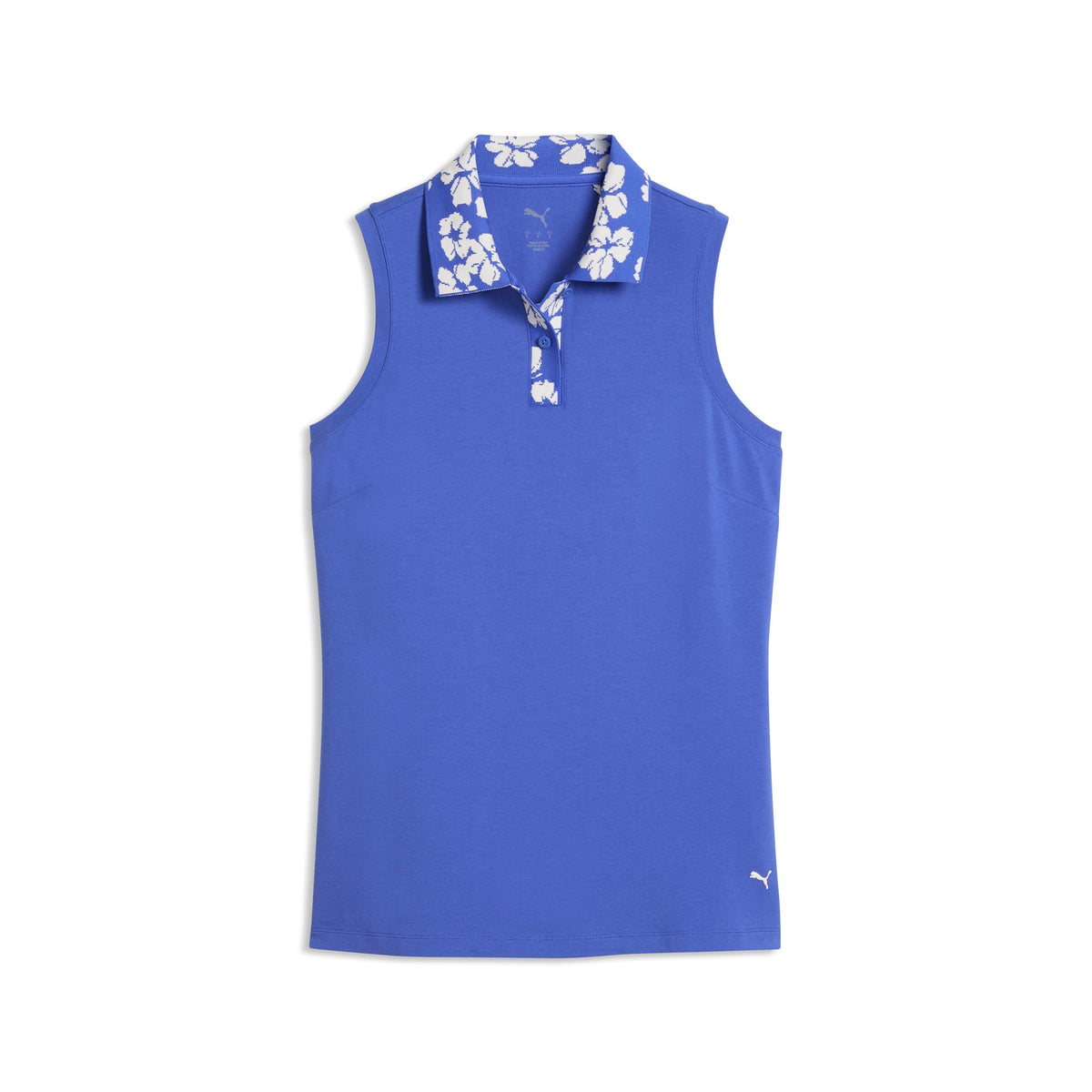 Women's Modalon Floral Rib Sleeveless Golf Polo / Puma Golf Quality