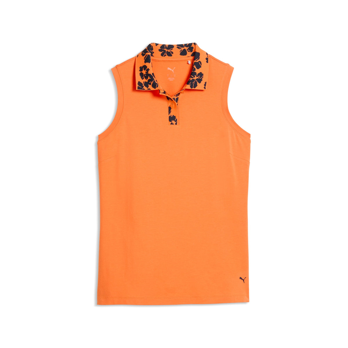 Women's Modalon Floral Rib Sleeveless Golf Polo / Puma Golf Quality