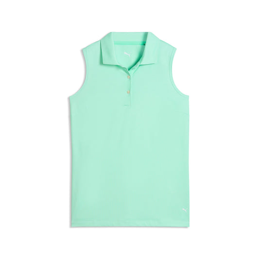 Women's Birdseye Sleeveless Golf Polo / Puma Golf Special Offer